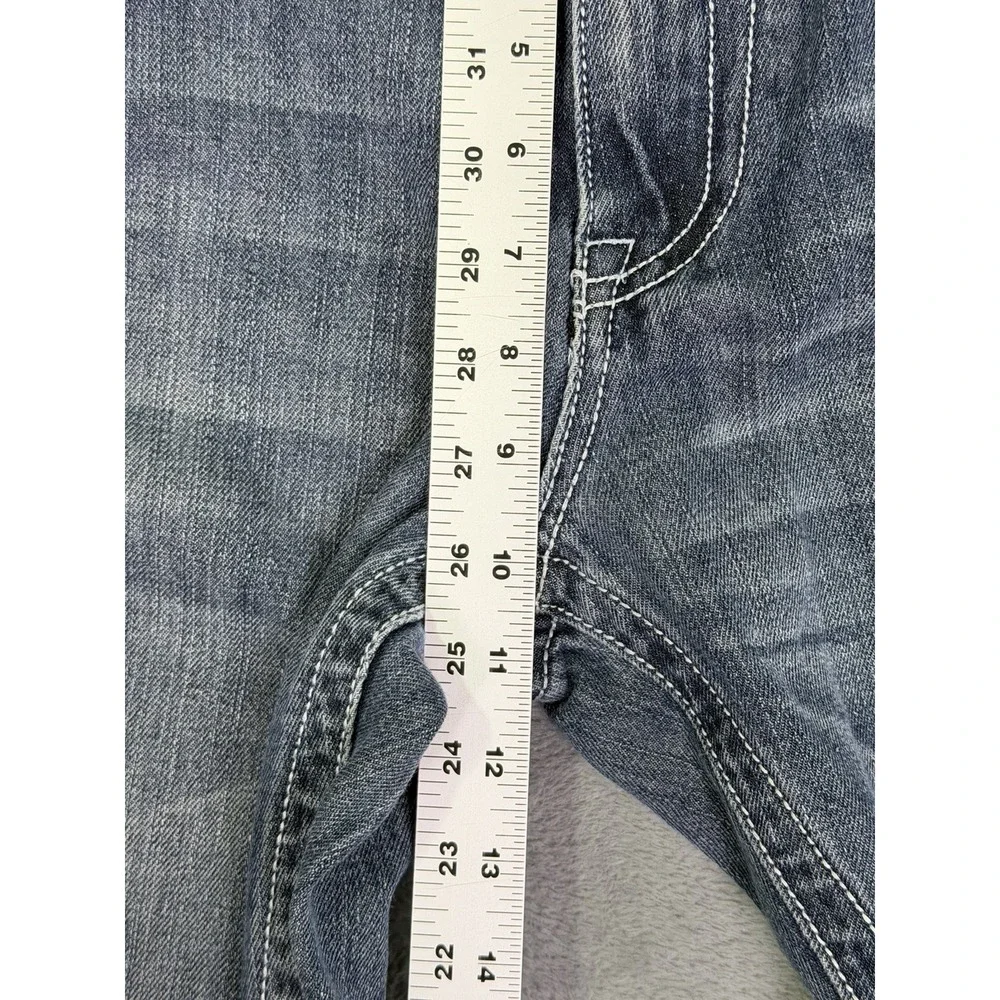 True Religion Jeans Mens 36x34 Blue Joey‎ Super T Bootcut Dark Wash Denim Cowboy